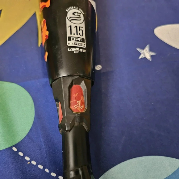 Demarini 2023 black orange Mashup 2 3/4 -8 30in euc USSSA Bat - Picture 4 of 7